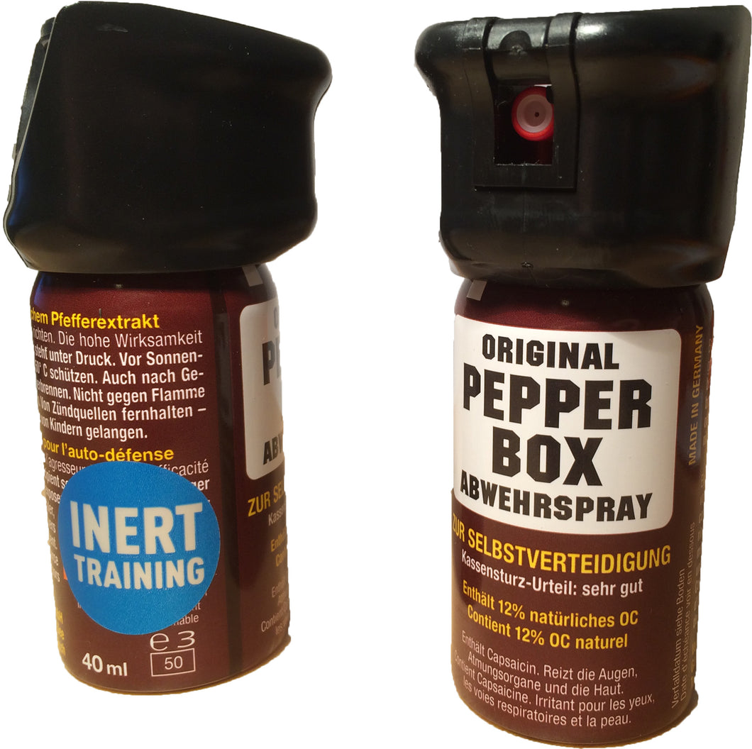 Pfefferspray-Set Pepperbox mit Übungsspray